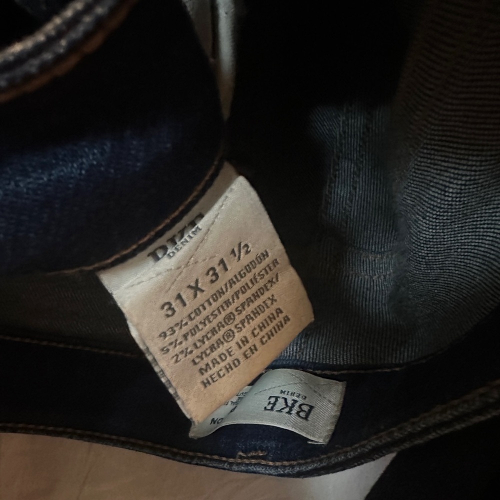 BKE Payton Dark Blue Boot Cut Jeans - Picture 9 of 9